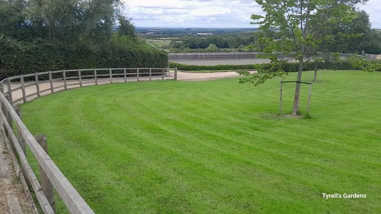 Sweeping Country Lawn